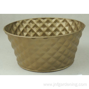 Golden stamping flower bucket